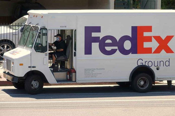 Police Investigating After FedEx Driver Caught Dumping Packages