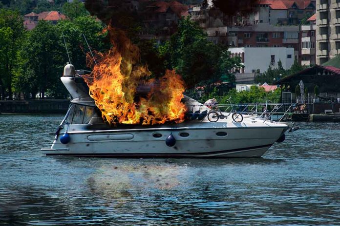 Fisherman Saves Passengers on Burning Yacht