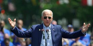 Heckler Arrested for Disrupting Biden's Address