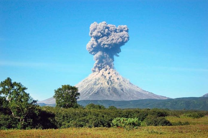 Shiveluch Volcano Erupts in Russia