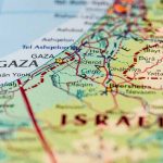 Israel and Gaza on the map