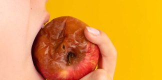 Child eating an apple