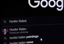 Hunter Biden searched on Google