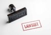 Lawsuit stamp