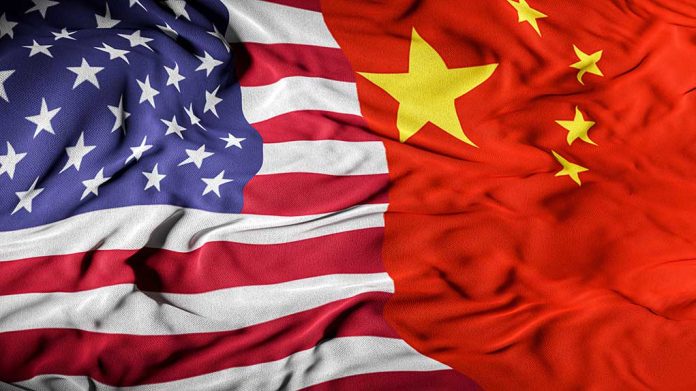 US and Chinese flags