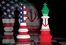 The US and Iran as chess figures