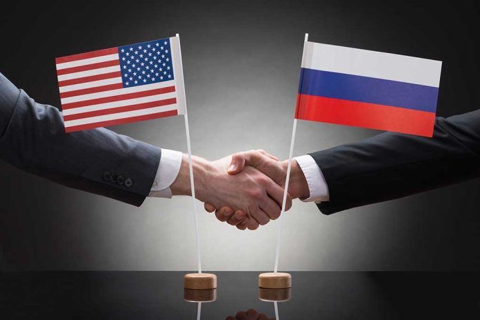 The US and Russia negotiating