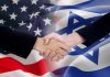 US and Israeli flags