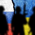 Russia and Ukraine in a war