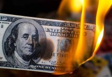 Money burning