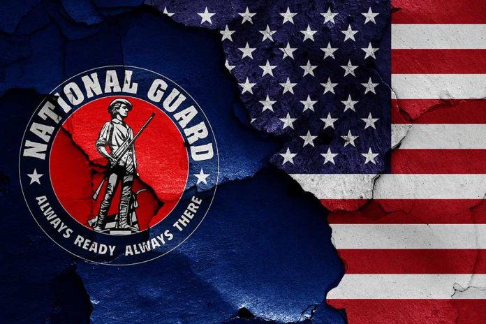 1787937674 featured image National Guard logo over a distressed American flag