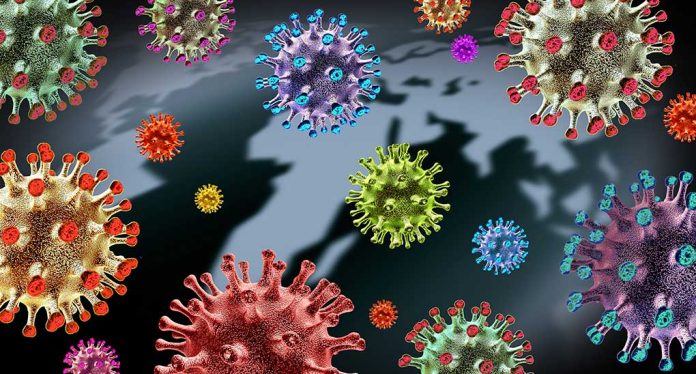 1924081337 featured image Colorful virus illustrations over a world map