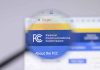 Federal Communications Commission website magnified on browser