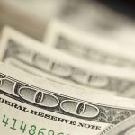 Close up of hundred dollar bills