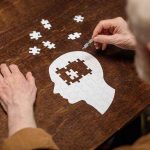 Alzheimer’s REVERSED In One Hour — BREAKTHROUGH! Elderly person completing head shaped jigsaw puzzle