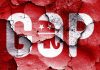 Trump Score’s SHOCKING Impact on GOP Unity Cracked wall featuring the GOP logo in red and white