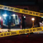 DNA Bombshell Shakes Concord After 50 Years Yellow police tape in front of crime scene.