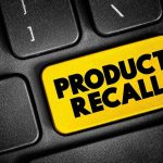 Recall Due to Botulism Outbreak in 12 States Black keyboard with Product Recall yellow key.