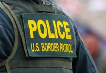 Constitutional Crisis? CBP’s Bold Charlotte Move Police U.S. Border Patrol uniform close-up.