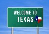 ShamWow Guy SHOCKS Texas — Insane Congressional Run Welcome to Texas road sign with a Texas map
