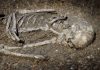 Skeletal Remains Found In NYC With A Distinctive Tattoo Excavated human skeleton partially embedded in soil