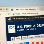 FDA website on a computer screen.