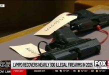 Las Vegas Metro Police recovers nearly 300 illegal firearms in