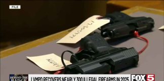 Las Vegas Metro Police recovers nearly 300 illegal firearms in