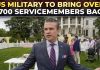 '8700 servicemembers back': Pentagon to welcome back