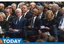 Former presidents among thousands at Rev. Jesse Jackson's