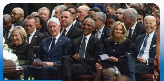 Former presidents among thousands at Rev. Jesse Jackson's