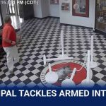 Principal Tackles Gunman - Heroic Act Caught on Video