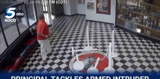 Principal Tackles Gunman - Heroic Act Caught on Video