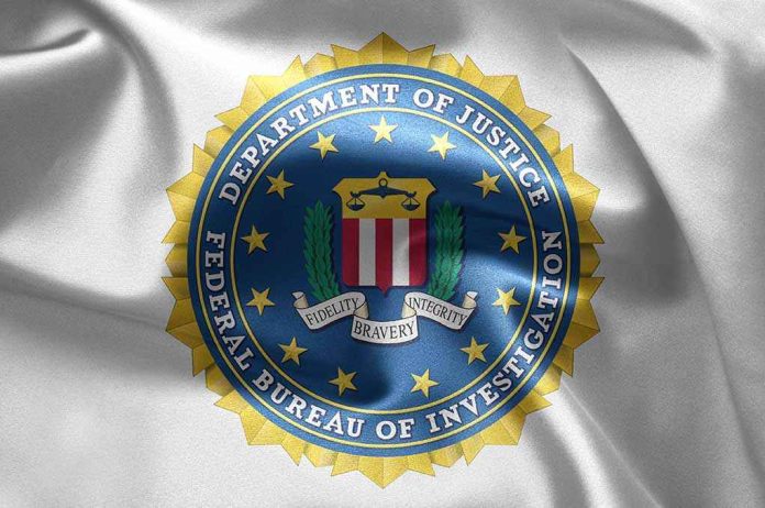 FBI seal on a textured background