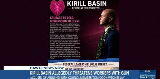 Gun Drawn In Maui Office—Chaos Erupts Congressional candidate allegedly threatens Maui County workers with firearm