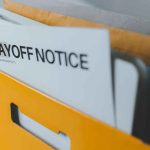 Hundreds AXED As LA County SEIZES CASH! Layoff notice in a yellow box.
