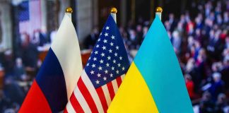 Moscow Muscle HIJACKS Iran Deal! Russian, American, and Ukrainian flags side by side