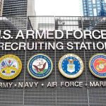 Pentagon SURGE Stuns D.C. Doubters — Way to Go AMERICA! Sign for U.S. Armed Forces Recruiting Station.