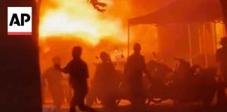 BEER HALL Inferno Raises CHILLING Questions Video shows huge fire a Bangkok beer hall that killed at least 27