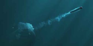 US UNIQUE Undersea Game-Changer — DEPLOYED! A submarine launching a torpedo underwater