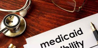 NEW, UNBELIEVABLE Medicaid HORROR Exposed Medicaid eligibility form with stethoscope and pen on desk