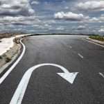 Knife Rampage IGNITES City—Then UNFORESEEN U-Turn Curved road with a U-turn arrow marking.