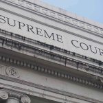 Supreme Court building facade with classical columns
