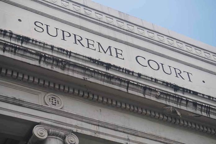 shutterstock_1037220052 Supreme Court building facade with classical columns