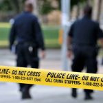 ASSAULT Caught on VIDEO — SHOCKING Aftermath! Police officers walking past caution tape at a crime scene