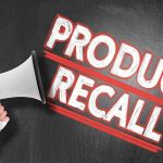BRAND NEW RECALL — Other PRODUCE Under Fire! megaphone announcing product recall on chalkboard