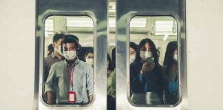 Express Train HORROR — Workers MOWED Down Commuters wearing masks inside a crowded subway train