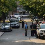 Police RAID on Home Reveals UNTHINKABLE Discovery Police officers secure a residential street with patrol cars and yellow tape