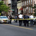 NEW Festival BLOODSHED – Packed Street PARTY Turns DEADLY Police gathered at an urban crime scene.
