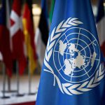 Trump BLASTS Israel — On The WORLD STAGE! United Nations flag among international flags